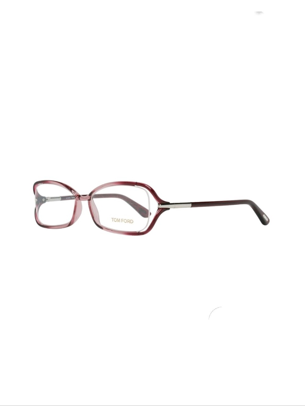Tom Ford Women's Purple Rectangular Optical Eyewear Glasses Frames